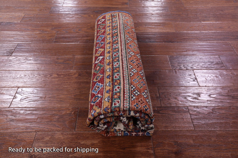 Khorjin Super Kazak Handmade Wool Rug 5' 0" X 6' 3" Q11321