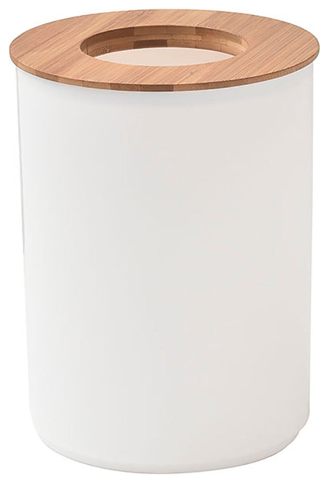 White Padang Bathroom Accessory Set 7-Pieces Bamboo