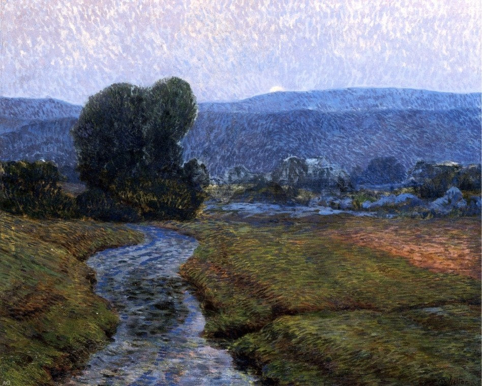 Christian Walker Moonlight on the Catskills, Gallery Wrapped Canvas, 20"x25"