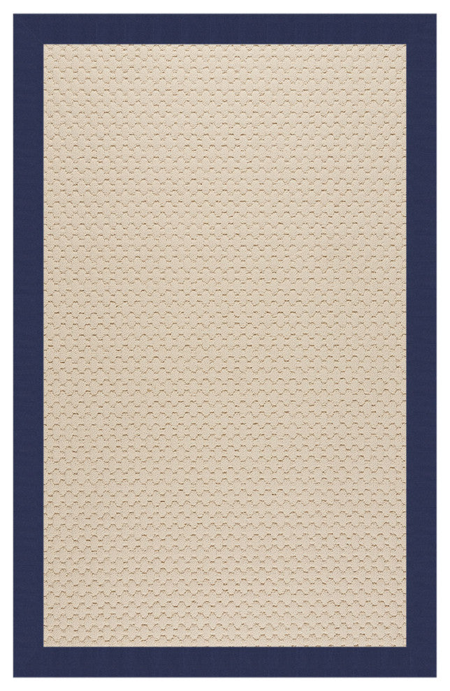 Zoe-Sugar Mountain Machine Tufted Rectangle Rug, Navy, 3'x5'