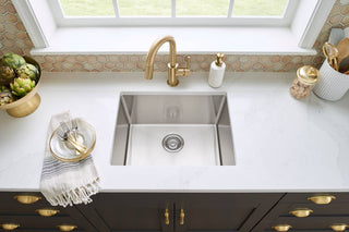 23" Stainless Steel (16 Gauge) Fabricated Kitchen Sink