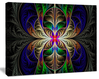 Fabulous Multi Color Fractal Art, Abstract Canvas Art Print, 40x30