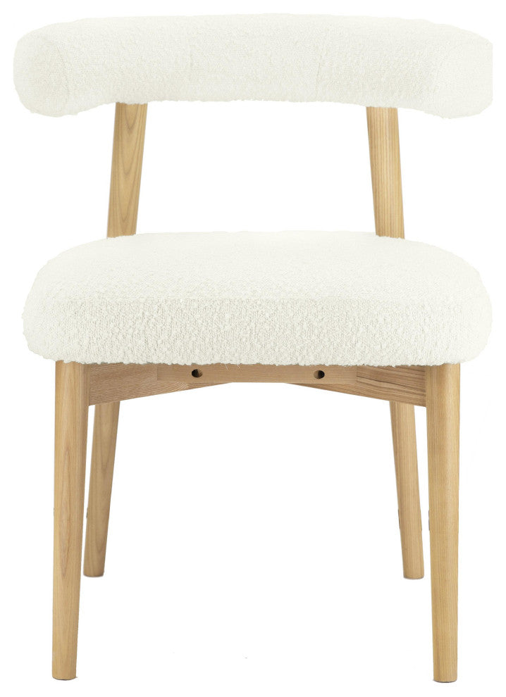 Spara Boucle Side Chair, Cream