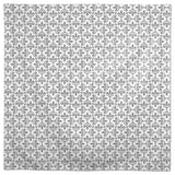 Quatrefoil Pattern Gray 58x58 Tablecloth
