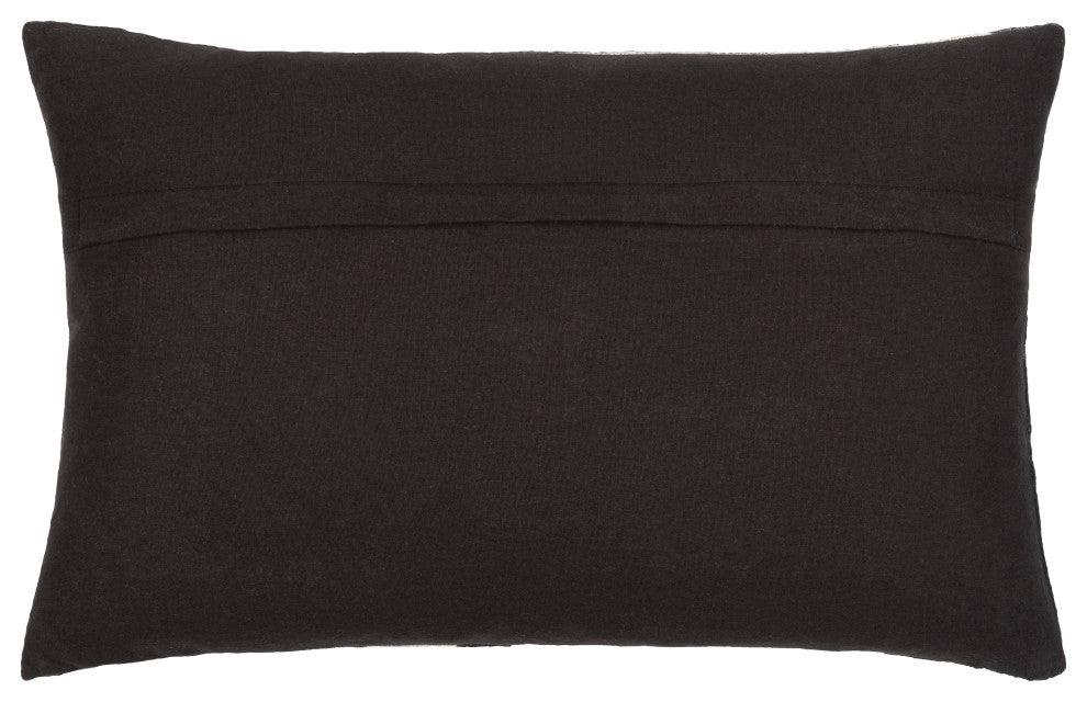 Surya Malian Pillow Shell With Polyester Insert 22"H X 22"W - Black