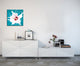"Flower Burst" Tempered Glass Wall Art