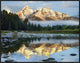 Pond Reflecting Grand Tetons, Grand Teton National Park, Wyoming, 32"x24"