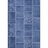 Premium Machine Washable Mayfield AMF635 Navy 5' x 7'6" Rug
