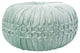 Mina Victory RC833 Pouf, Celadon, 20" x 20" x 12"