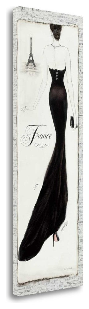 "Elegance I" By Emily Adams, Giclee Print on Gallery Wrap Canvas, Ready to Hang