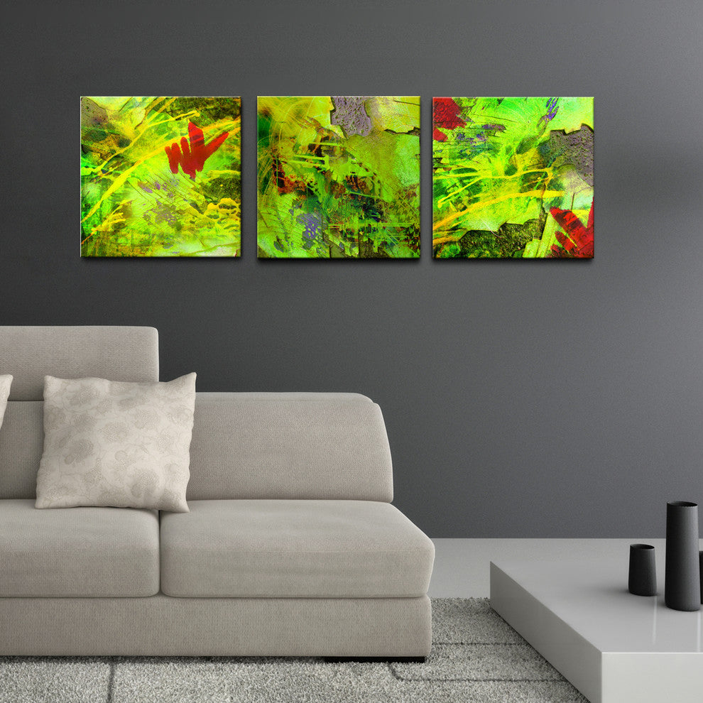 Abstract 3-Piece Canvas Wall Art Set
