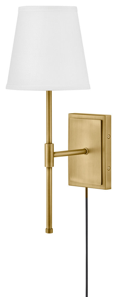 Lark 83770 Beale 19" Tall Hardwired Wall Sconce - Lacquered Brass