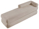 Kennedy Upholstered Bench, Beige, Chenille Fabric