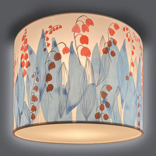 Lily of the Valley Ceiling Drum, 16" Ceiling Drum