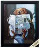 Man Bites Dog Non-Glass Framed Art