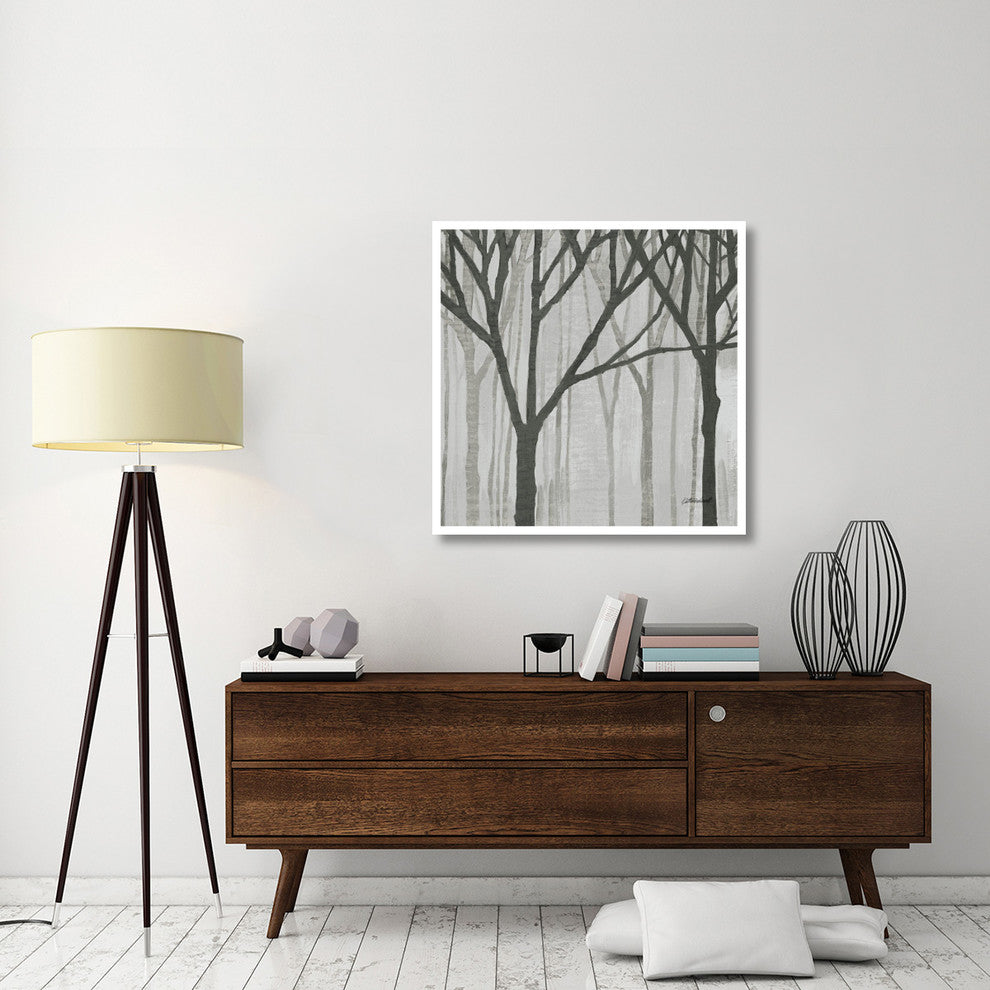 "Spring Trees Greystone III" Digital Paper Print by Kathrine Lovell, 38"x38"