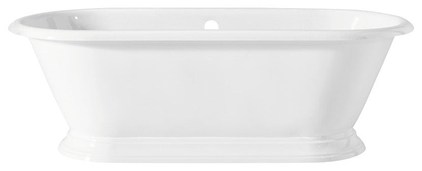Cheviot Products Sandringham Cast Iron Bathtub With Continuous Rolled Rim