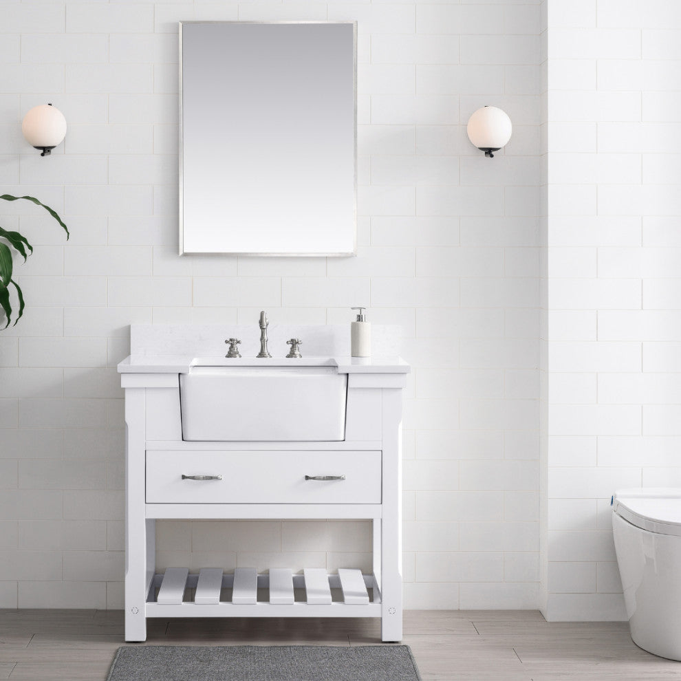 Wesley 36" Bathroom Vanity, White