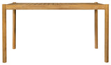 GDF Studio Outdoor Acacia Wood Dining Table, Light Teak, Light Teak