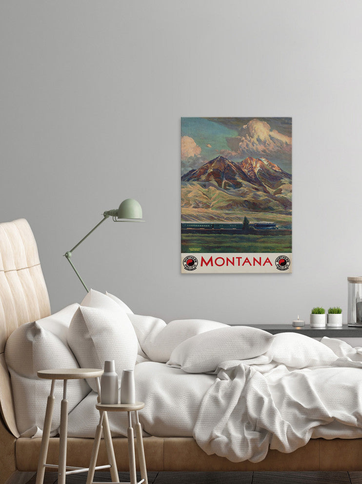 "Montana" Painting Print on Wrapped Canvas, 40"x60"