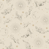 Zodiac Dreams Linen Peel and Stick Wallpaper