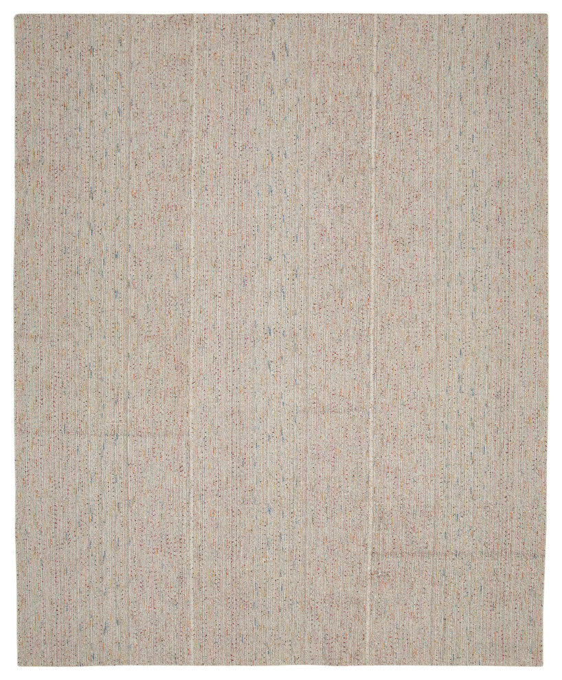 Rug N Carpet - Handmade Turkish 10' 3'' x 12' 7'' Decorative Wool Kilim Rug