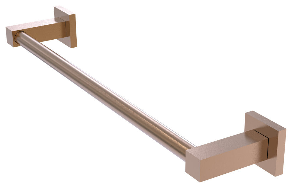 Montero Contemporary 30" Towel Bar, Brushed Bronze