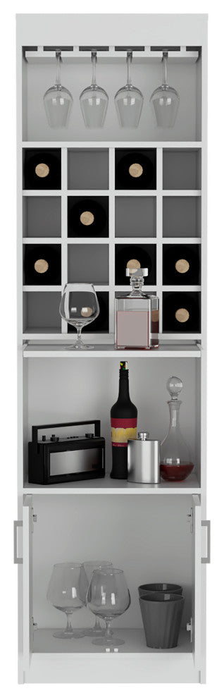 Illinois Bar Cabinet, White