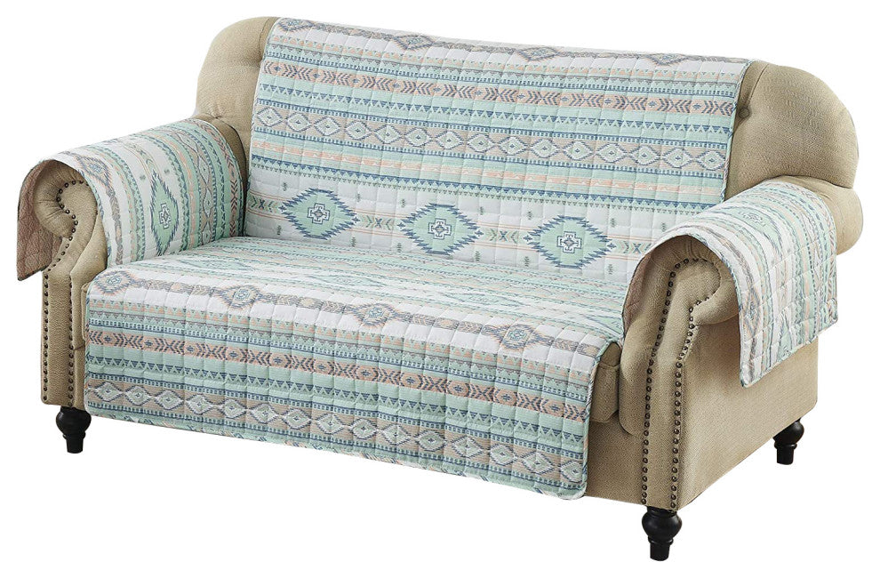 Greenland Phoenix Furniture Protector, Loveseat, Turquoise