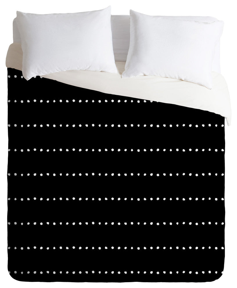 Kelly Haines Organic Dot Stripes Duvet Cover Set, Twin XL