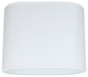 Aspen Creative 37001 Oval Hardback Shaped Spider Lamp Shade in Off-White