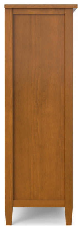 Warm Shaker Solid Wood 9 Cube Storage, Light Golden Brown