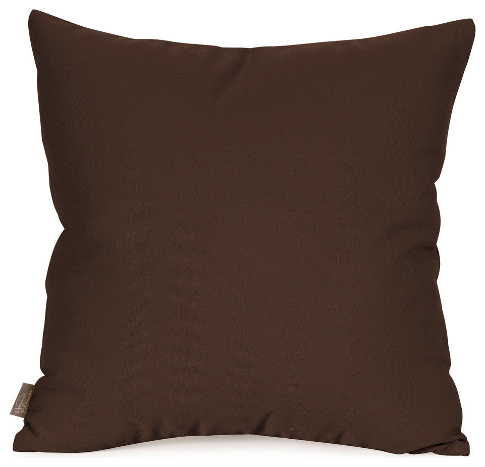 Seascape 20"x20" Pillow, Chocolate