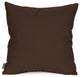 Seascape 20"x20" Pillow, Chocolate