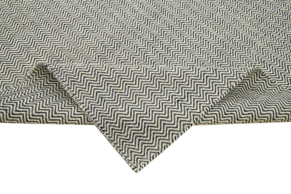 Rug N Carpet - Hand-knotted Modern Design 8' 1'' x 10' 0'' Flatweave Kilim Rug