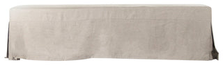 Sadie Bench, Natural Linen