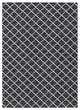 Indoor/Outdoor York YO1 Black Machine Washable 3' x 5' Rug
