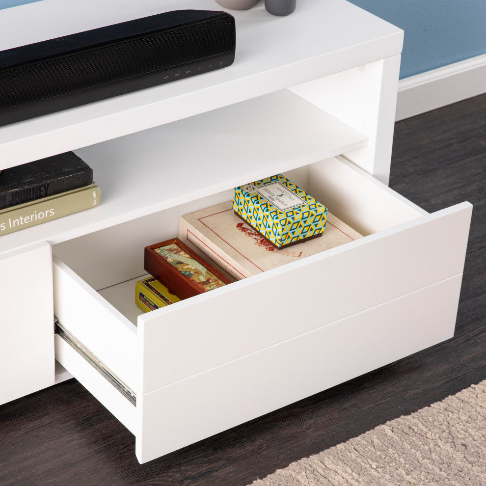 Jimena Contemporary Media Stand With Storage