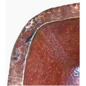 Undermount Hammered Natural Bar Copper Sink II