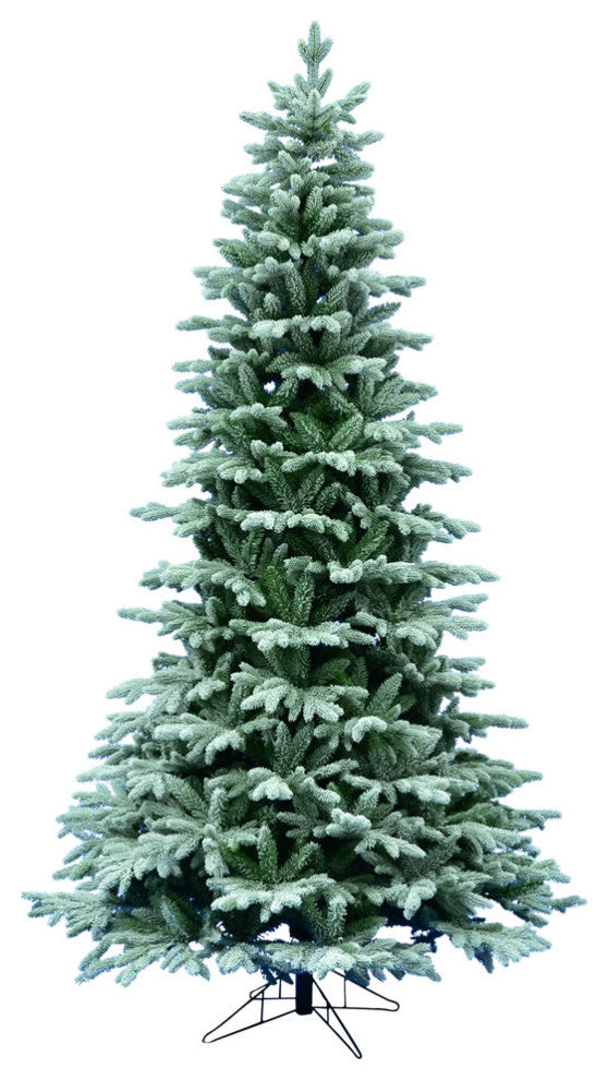 Vickerman Frosted Balsam Fir Christmas Tree, 1376 Tips, 7.5'x54"