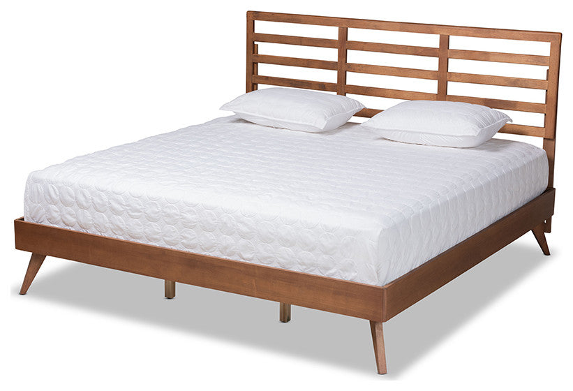 Shantelle Modern Farmhouse Wooden Platform Bed Collection, King