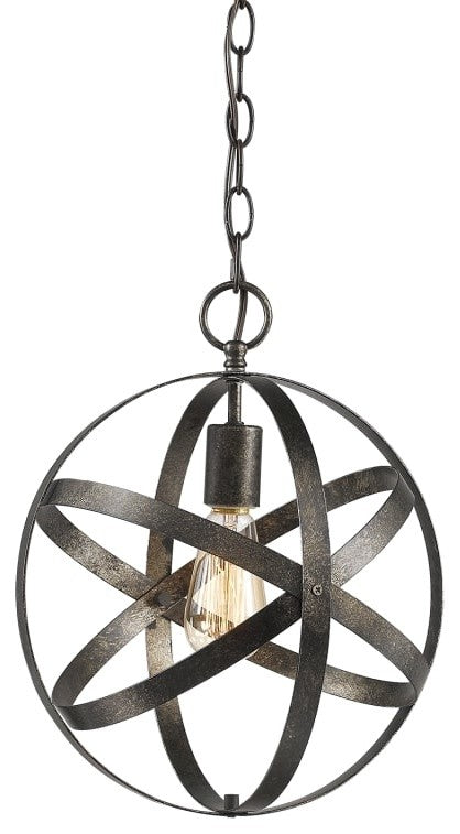 Millennium Lighting Pendant, Antique Silver