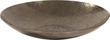 Howard Elliott Deep Bronze Decorative Bowl with Chisel Texture - Large
