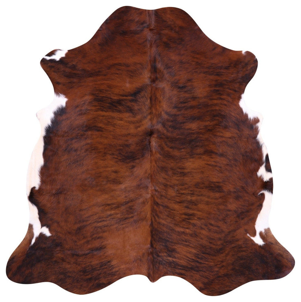 Brindle Natural Cowhide Rug 6' 0" X 5' 11" C2035