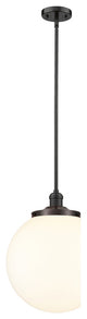 Beacon Pendant, Oil Rubbed Bronze, Matte White