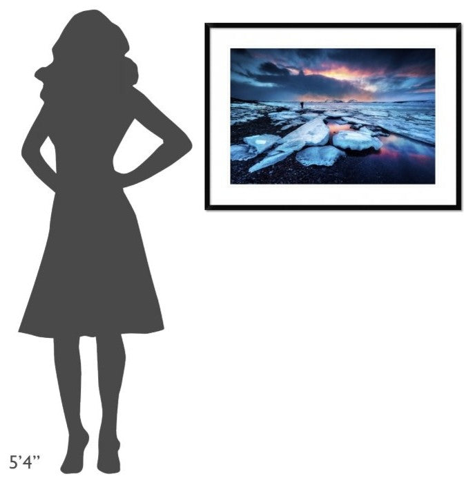 "Badlands Iii" Framed Digital Print by David Martin Castan, 38"x28"