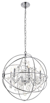 Cory 6-Light Chrome Crystal Pendant