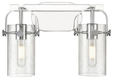 Pilaster 2 14.875" Bath Vanity-Light Polished Chrome