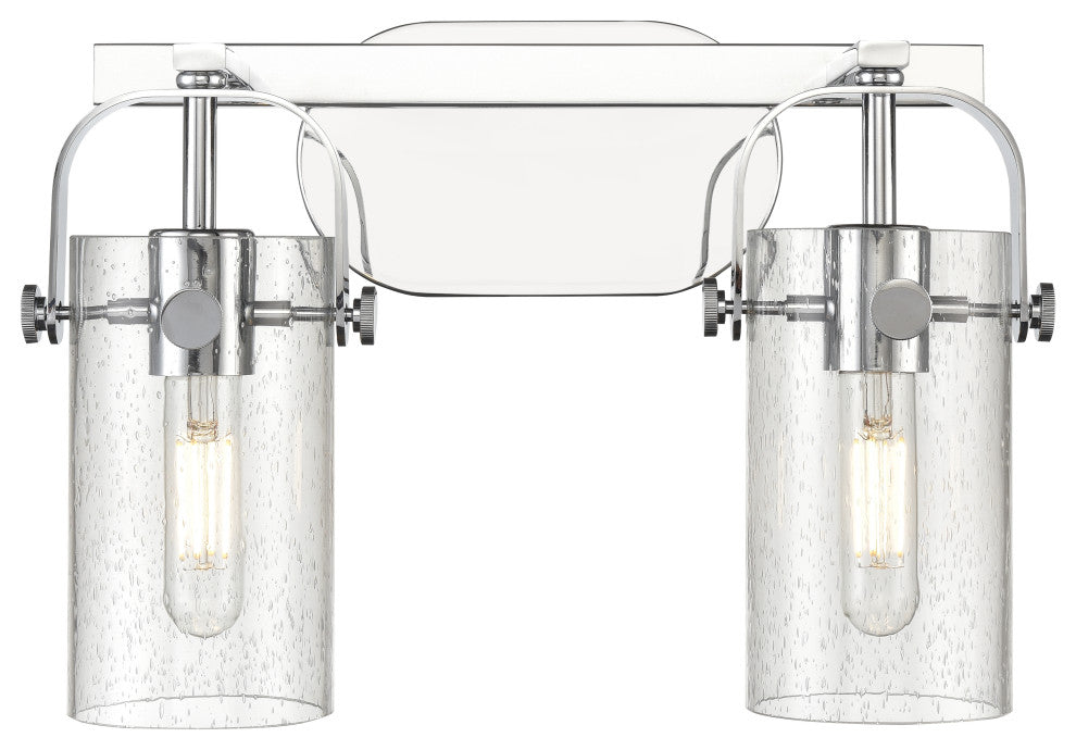 Pilaster 2 14.875" Bath Vanity-Light Polished Chrome