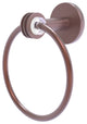 Clearview Towel Ring with Dotted Accents, Antique Copper
